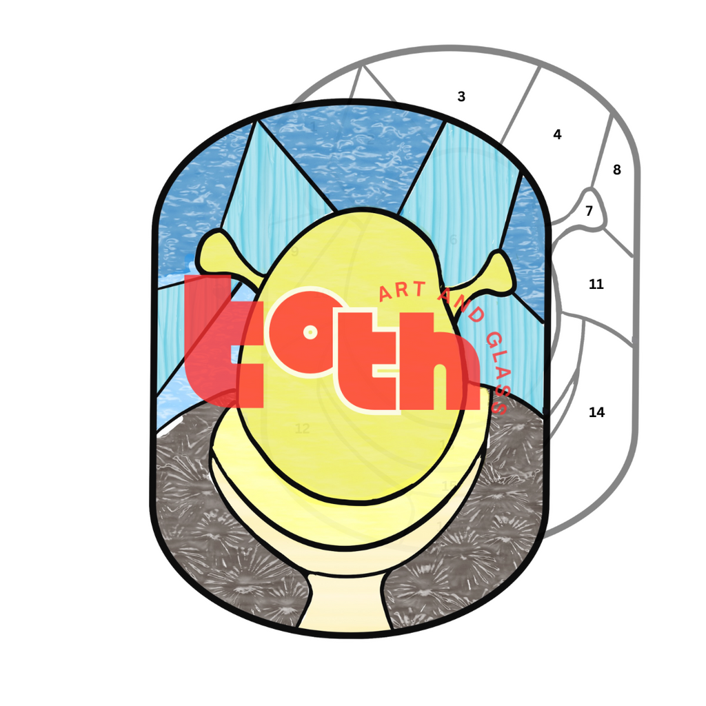 Ogre Stained Glass Pattern