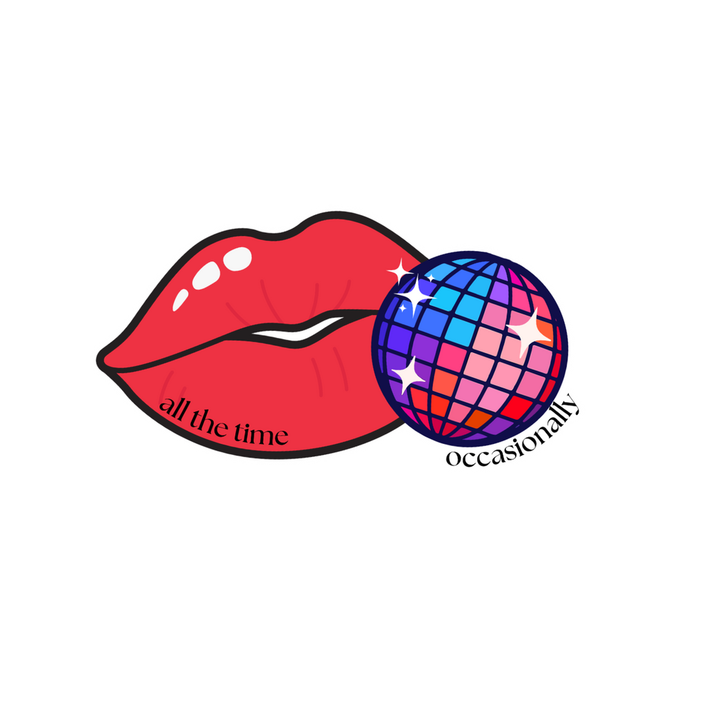 Disco Occasionally Sticker