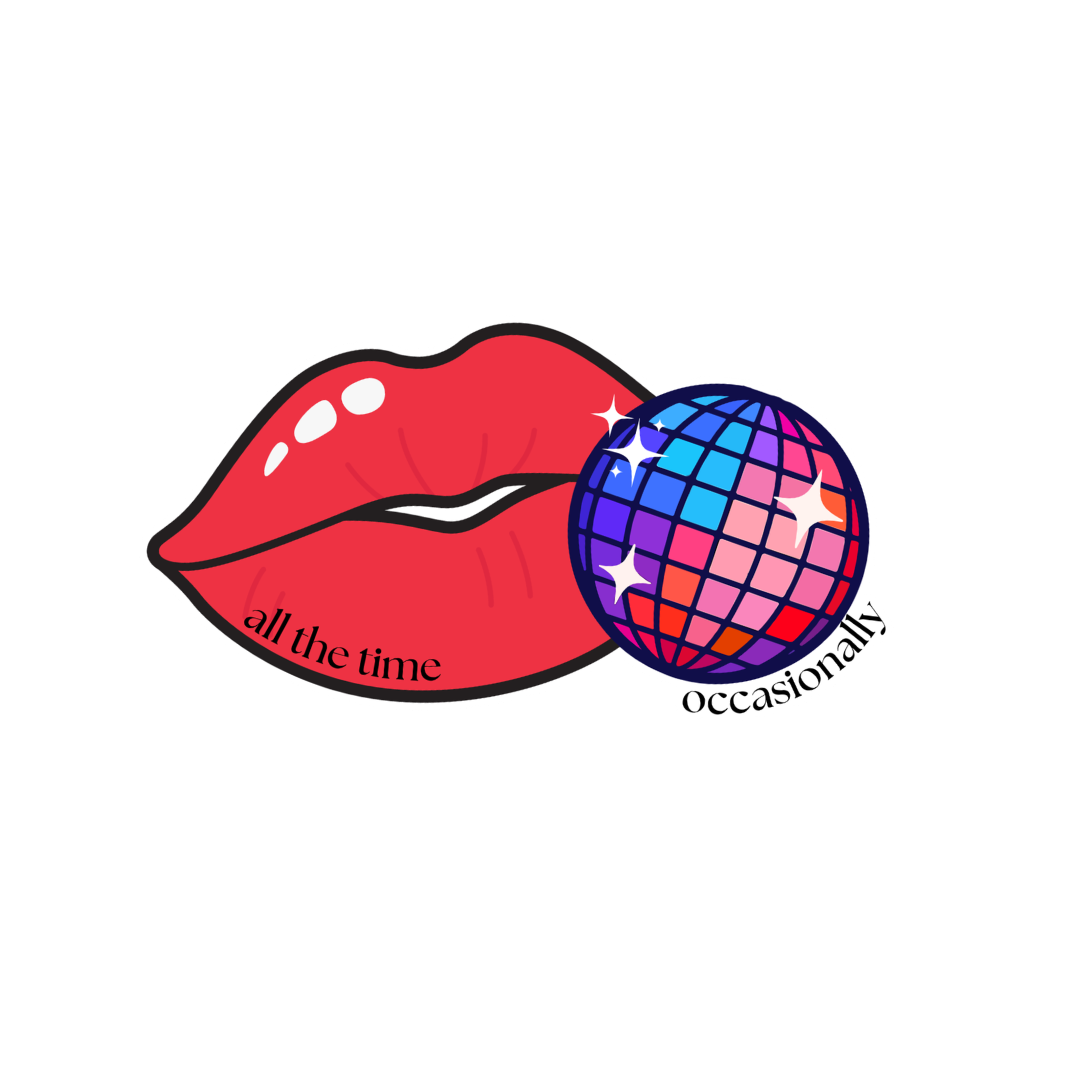 Disco Occasionally Sticker