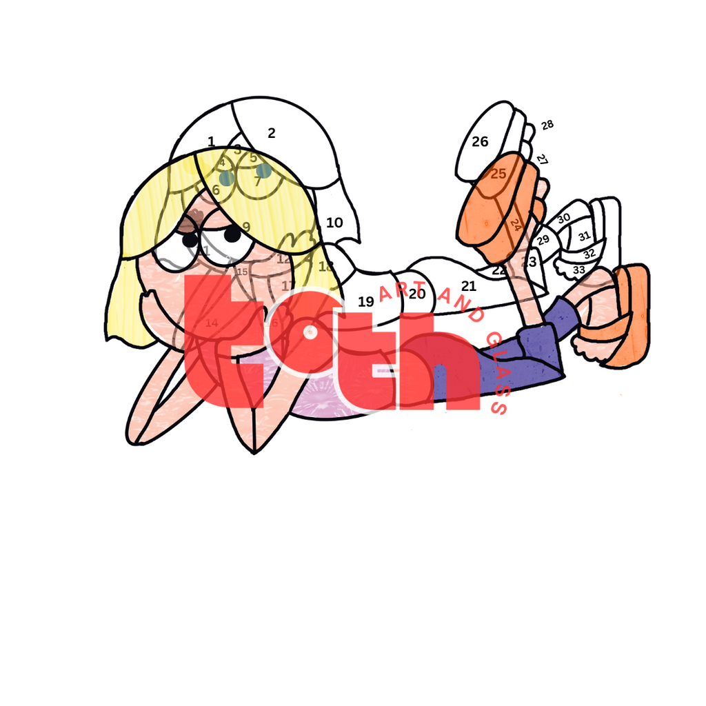 Lizzie M Stained Glass Pattern