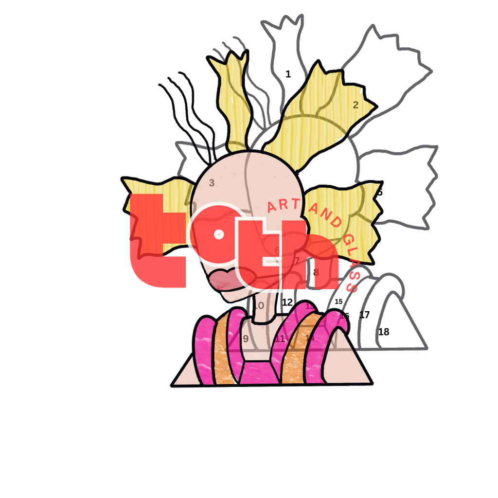 Cynthia Stained Glass Pattern