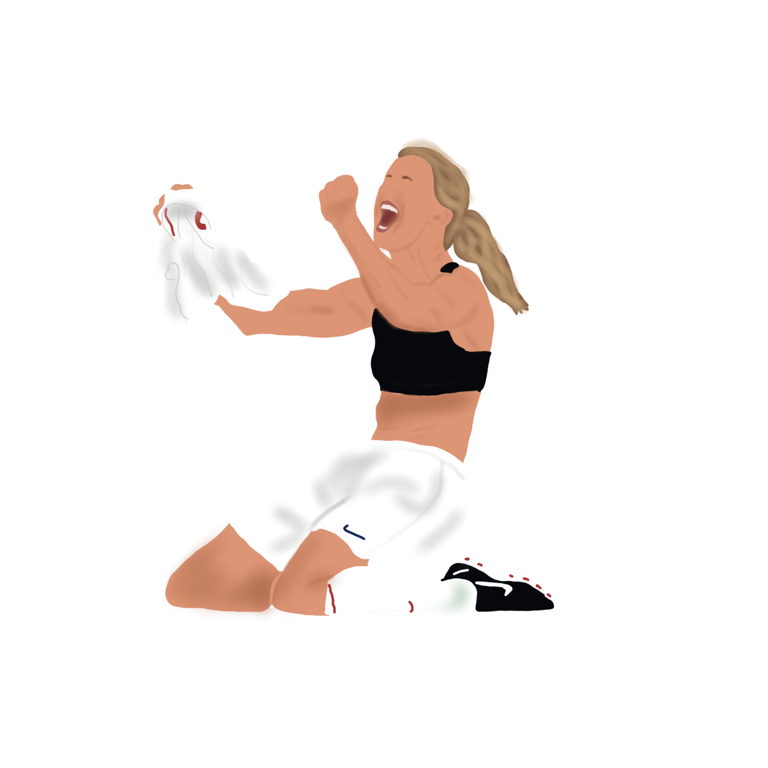 Brandi Chastain Inspired Sticker