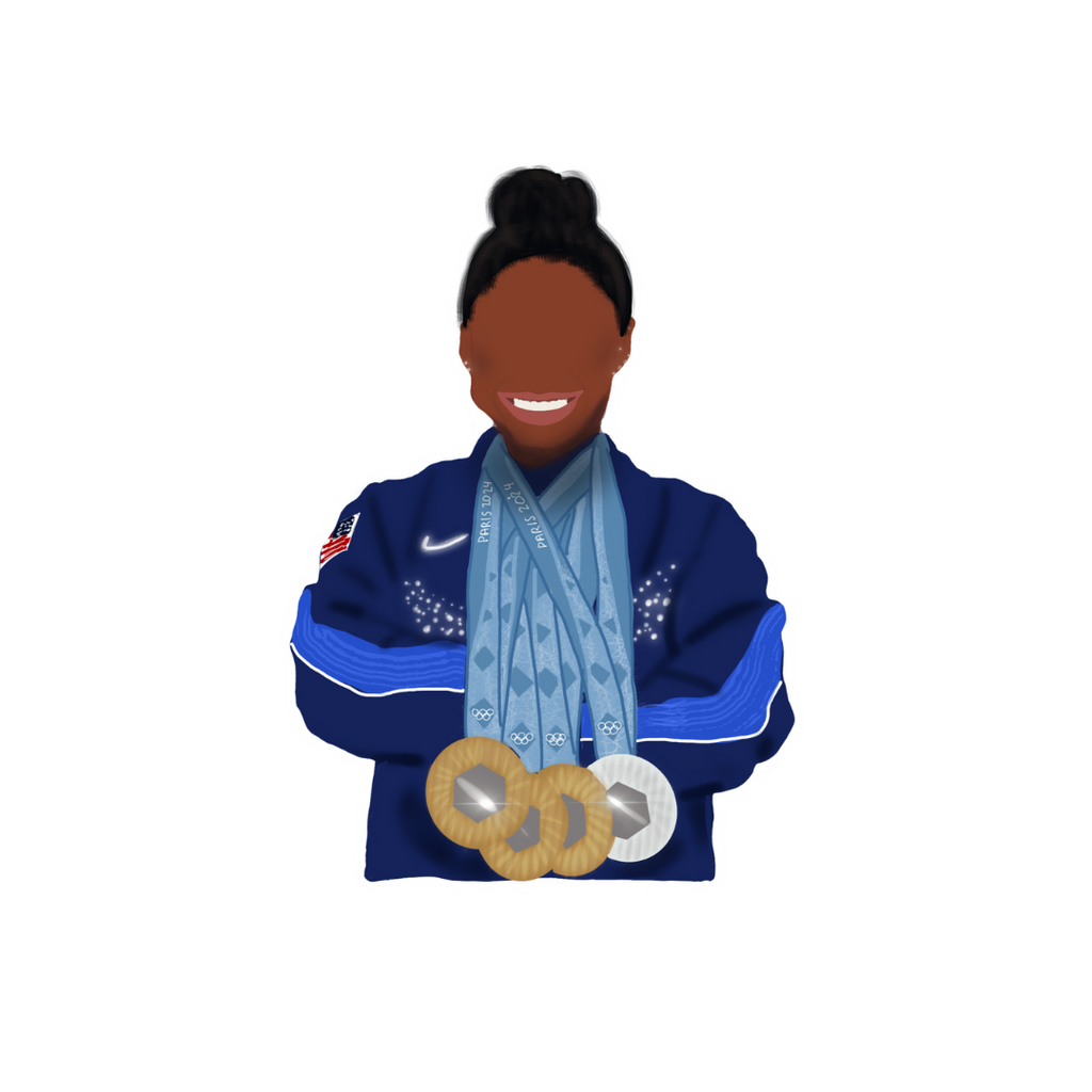 Simone Gold Medals Sticker