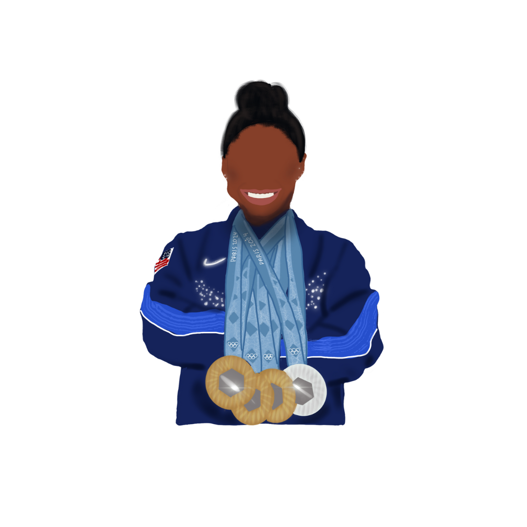 Simone Gold Medals Sticker