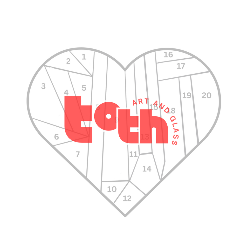 Slut Heart Stained Glass Pattern