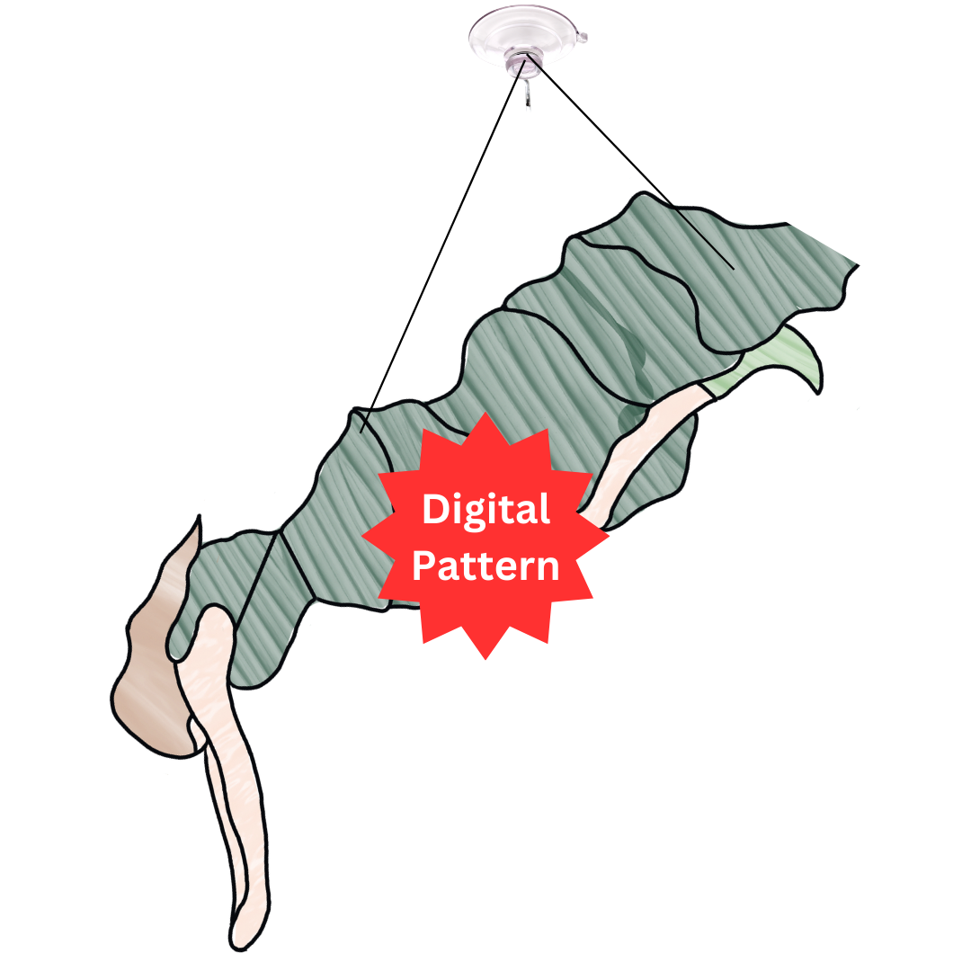 Stage Dive Stained Glass Pattern