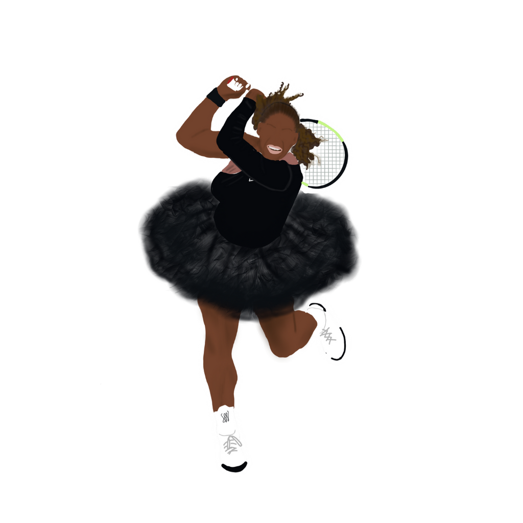 Serena Tennis Sticker