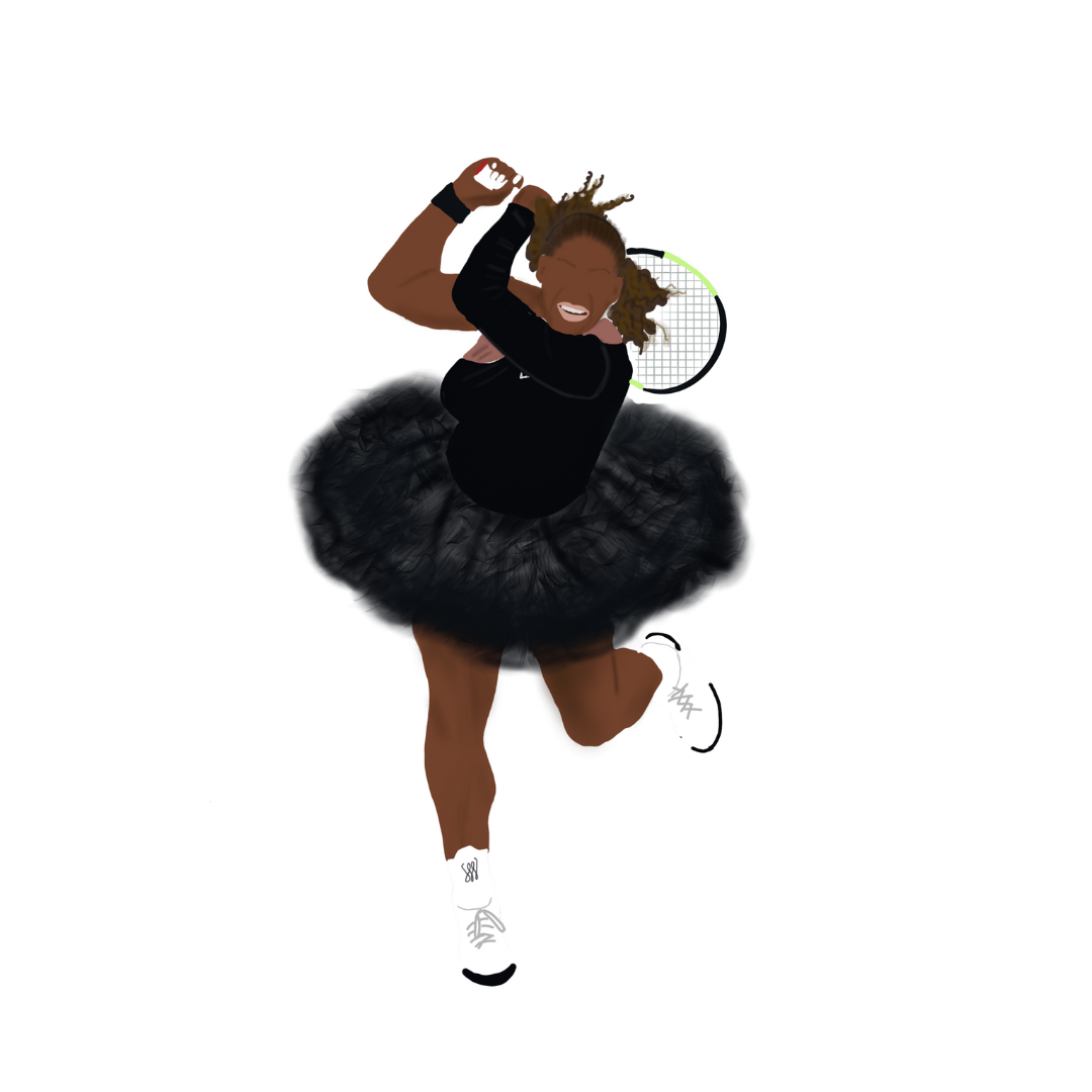 Serena Tennis Sticker