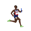 Sha'Carri Running Sticker