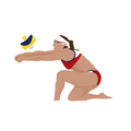Misty Beach VB Sticker