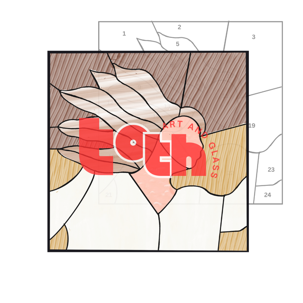 Fearless Stained Glass Pattern