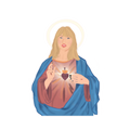 Jesus TS Sticker