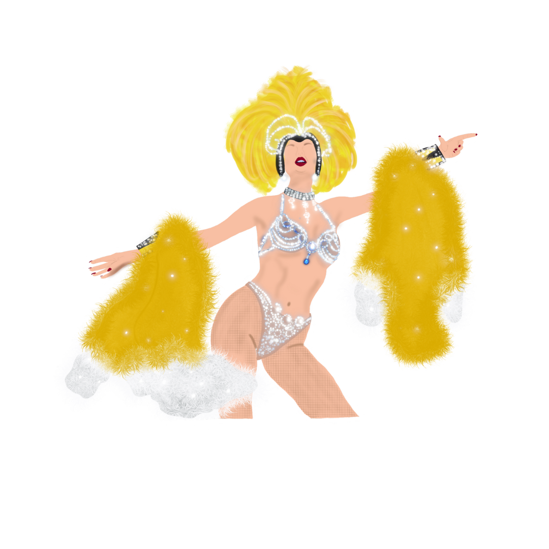 The Showgirl Sticker