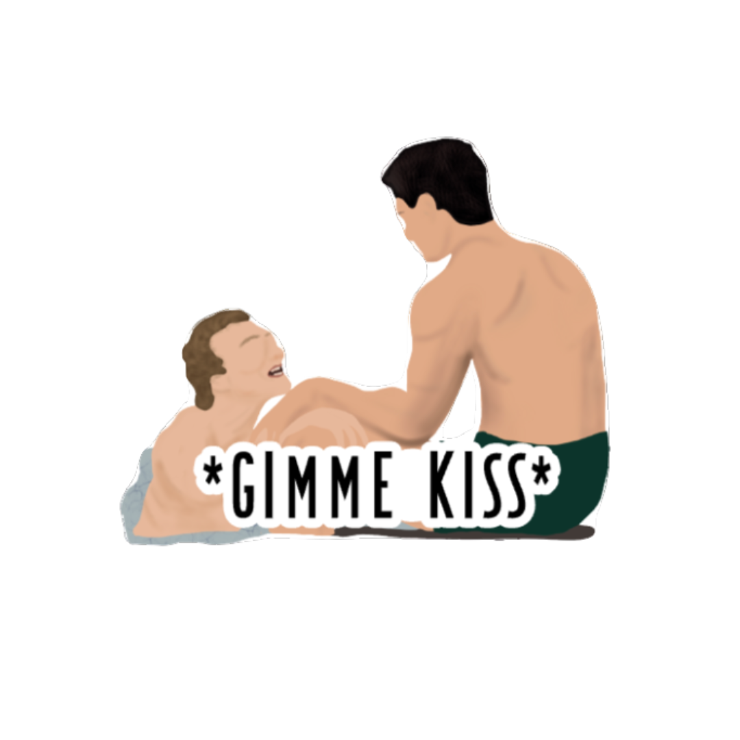 Gimme Kiss Sticker