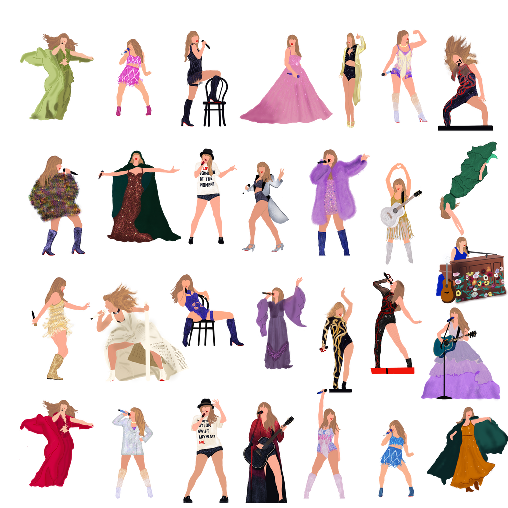 Eras Tour Inspired Stickers
