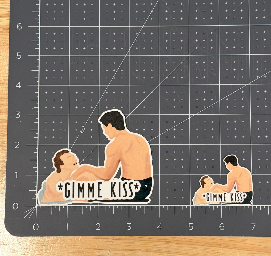 Gimme Kiss Sticker