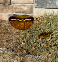 Hot Dog Stained Glass Plant Stake