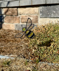 Bee Stained Glass Plant Stake