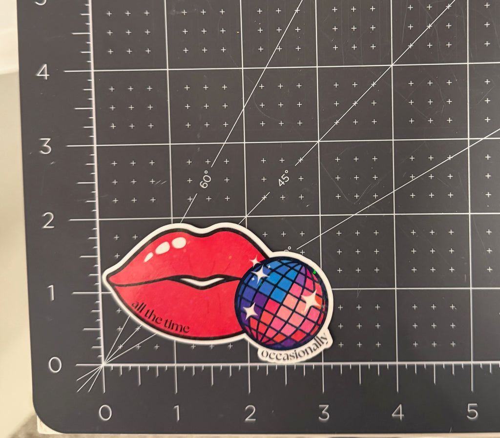 Disco Occasionally Sticker