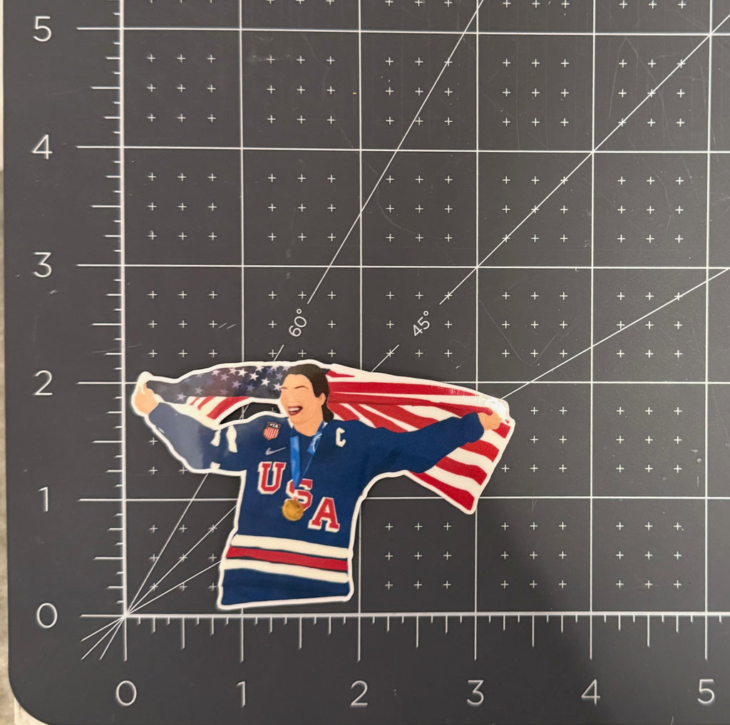 Hilary Gold Sticker