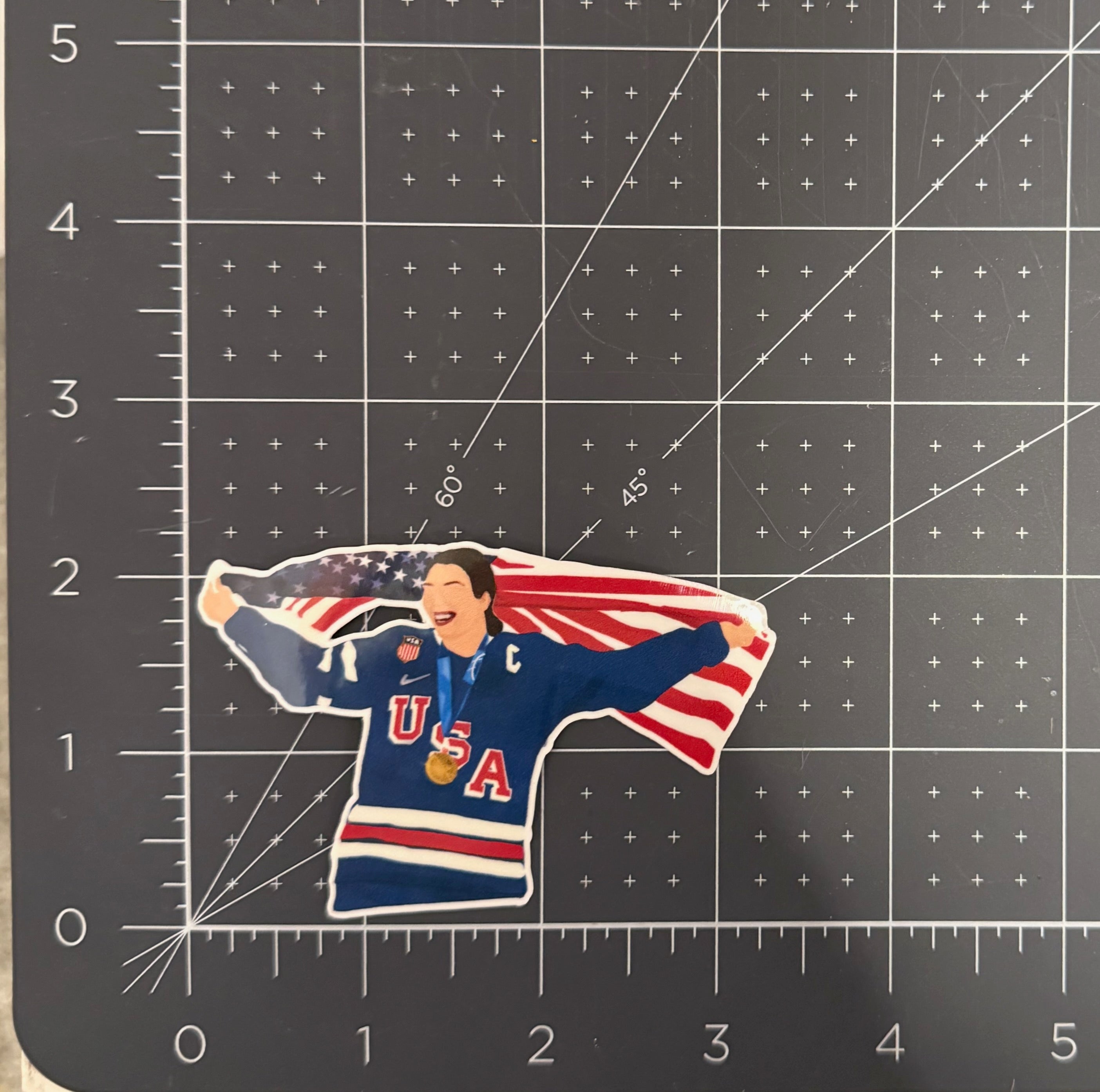 Hilary Gold Sticker