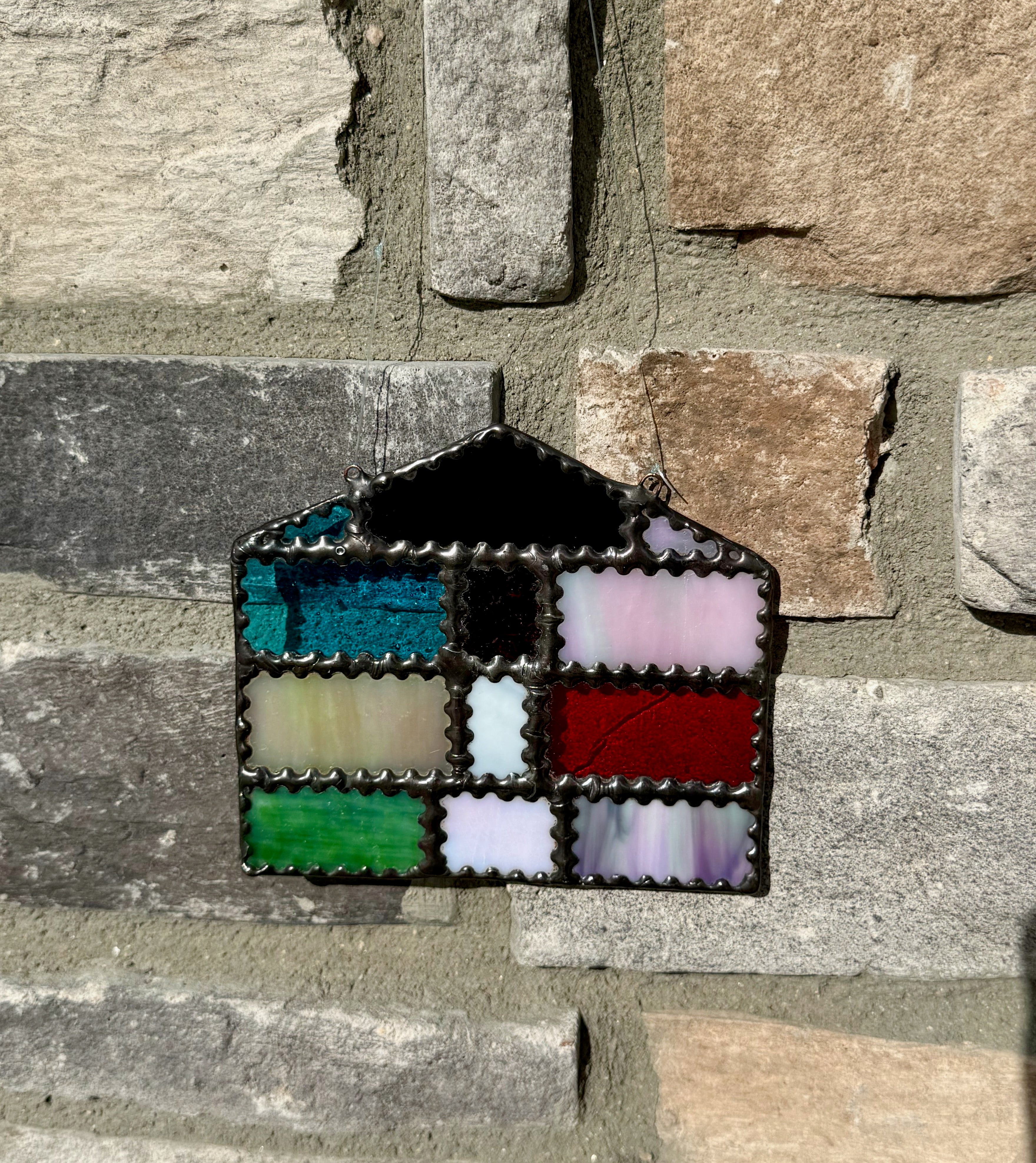 Lover House Stained Glass Sun Catcher