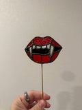 Vampire Stained Glass Plant Stake