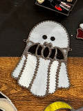 Bat Ghost Stained Glass Sun Catcher