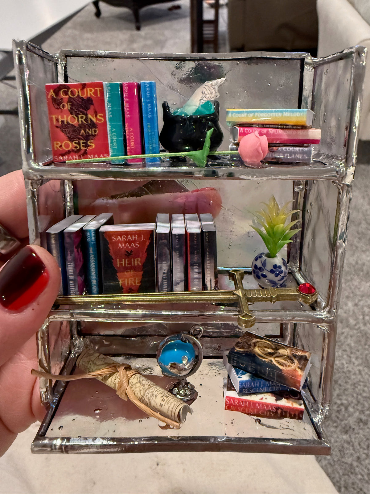 SJM Books Themed Stained Glass Night Light