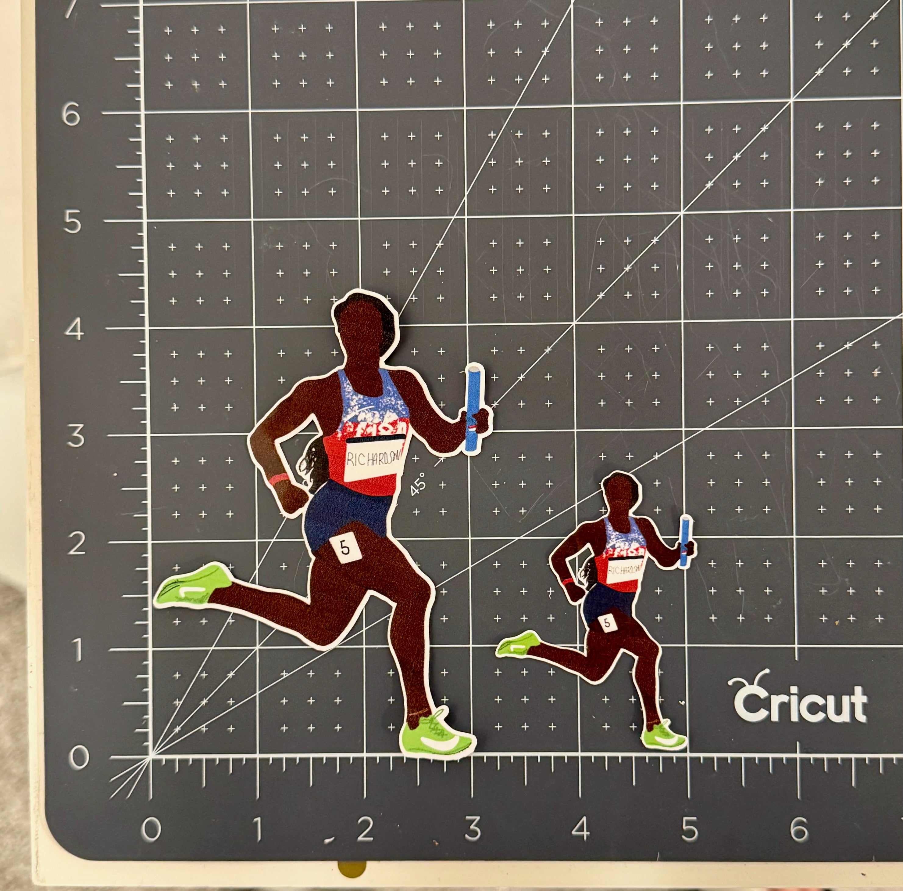 Sha'Carri Running Sticker