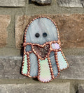 Ghost Heart Stained Glass Suncatcher
