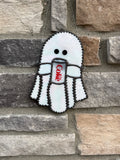 Ghost w DC Stained Glass Sun Catcher