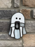 Ghost w DP Stained Glass Sun Catcher