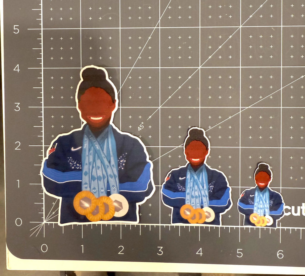 Simone Gold Medals Sticker