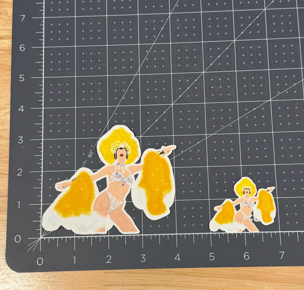 The Showgirl Sticker