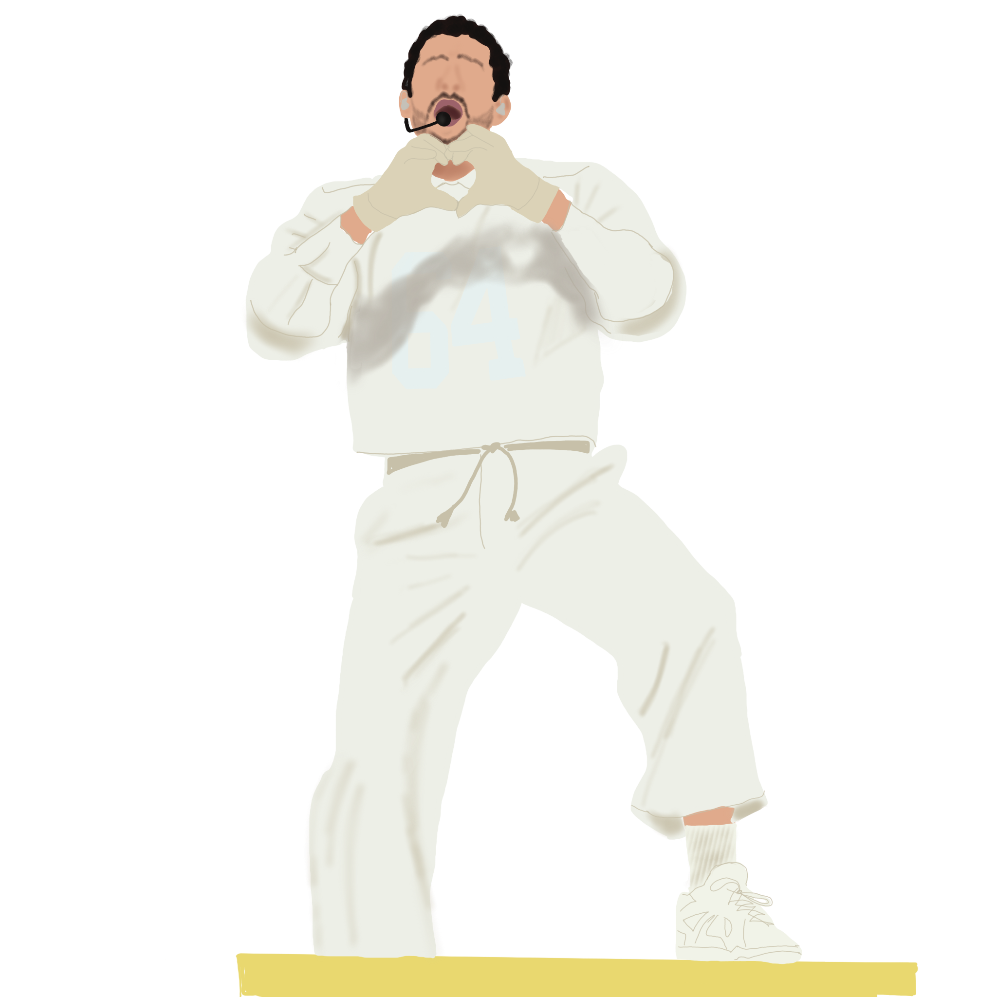 Hand Heart BB Sticker