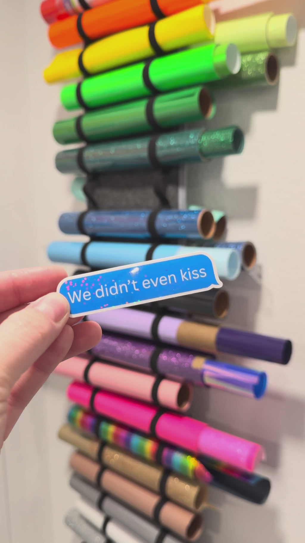 We Didn't Even Kiss Sticker