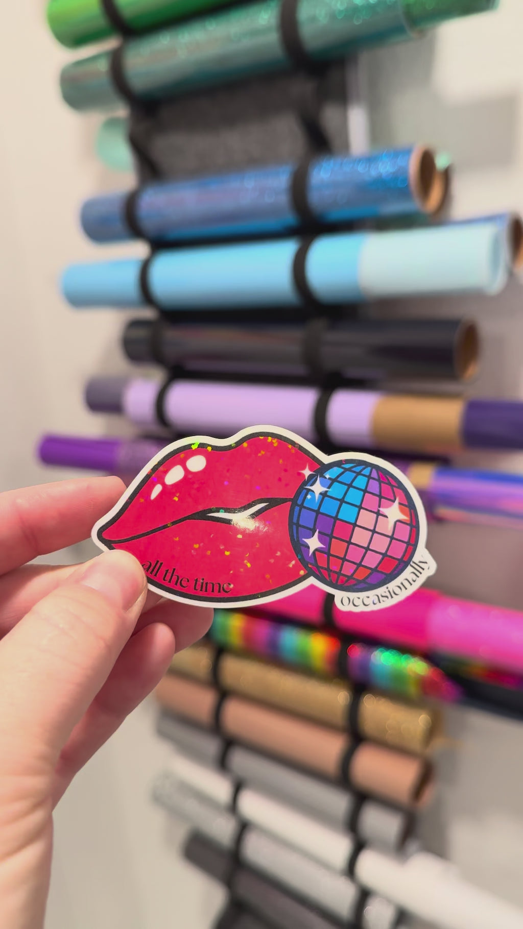 Disco Occasionally Sticker