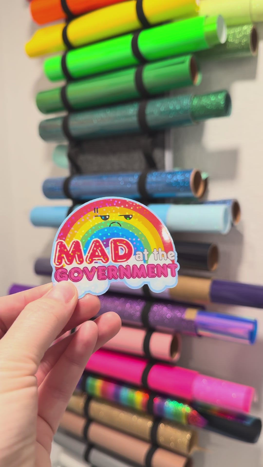 Mad at the Government Sticker